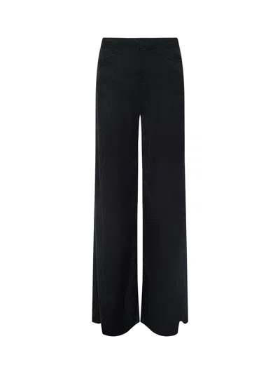 L'agence Quincy H/r Wide Leg In Black
