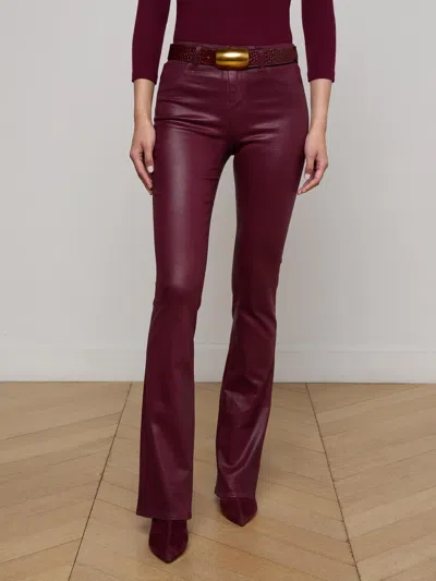 L'agence Selma H/r Sleek Baby Boot In Burgundy