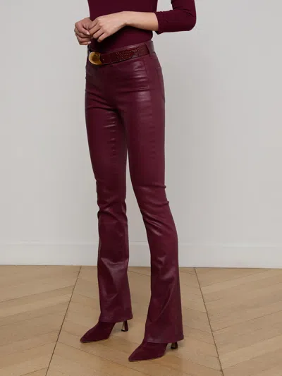 L'agence Selma H/r Sleek Baby Boot In Burgundy