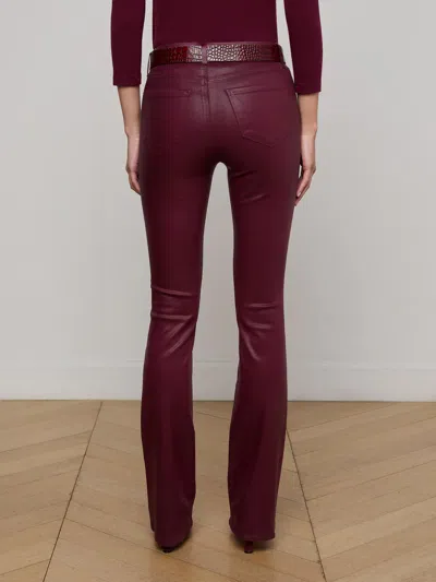 L'agence Selma H/r Sleek Baby Boot In Burgundy