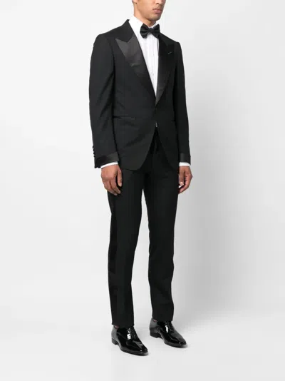 Tom Ford Tailored Evening Suit Featuring Satin Lapels