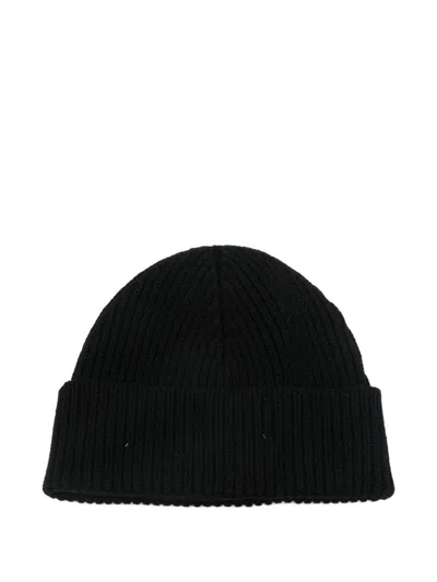 Ami Alexandre Mattiussi Ami Paris Women Ami De Coeur Wool Beanie In Black