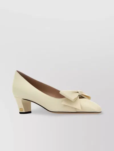 Valentino Garavani Bowow Pumps In Yellow