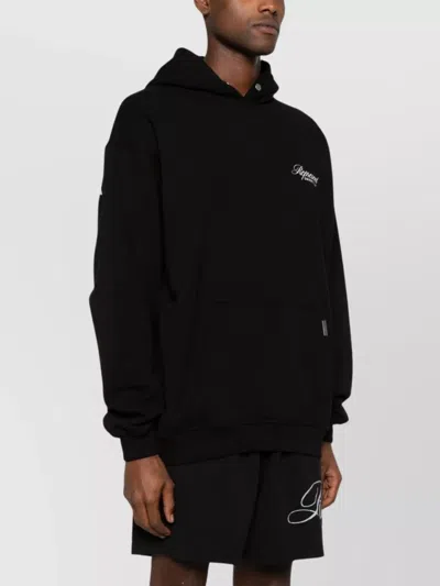 Represent Cotton Sweatshirt With Logo Print In Black