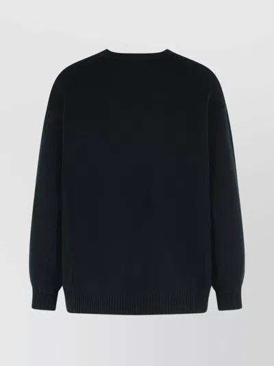 Max Mara Wool And Cashmere Blend Sweater In Black