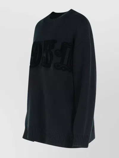 Max Mara Wool And Cashmere Blend Sweater In Black