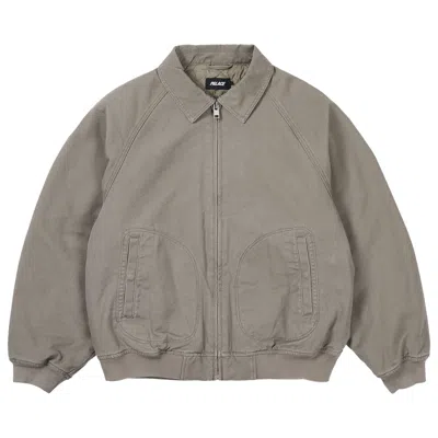 Pre-owned Palace Bossy Canvas Jacket 'grey' | Men's Size S In Gray