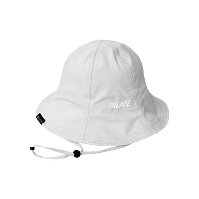Pre-owned Palace Gore-tex Rn 3l Tulip Bucket 'cloud' | White | Men's Size L/xl
