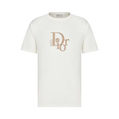 Pre-owned Dior X Erl Relaxed Fit T-shirt 'white' | Men's Size Xl