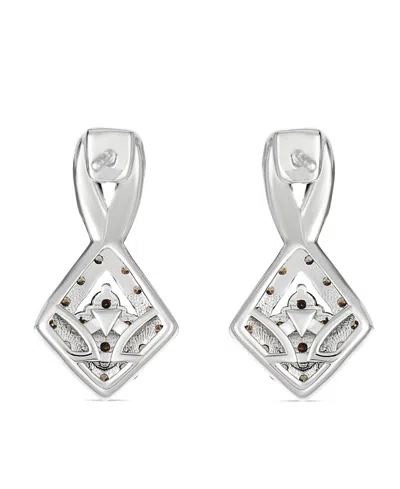 Le Vian Nude And Chocolate Diamond Drop Earrings ( 0.41 Ct. T.w.) In 14k Vanilla Gold In Metallic