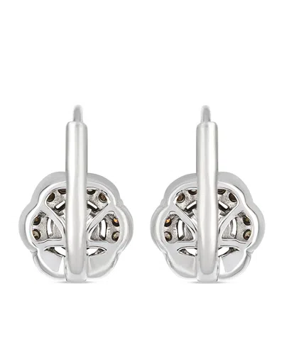 Le Vian Nude Diamond (0.41 Ct. T.w.) And Chocolate Diamond ( 0.46 Ct. T.w.) Earrings In 14k Vanilla Gold In Multi
