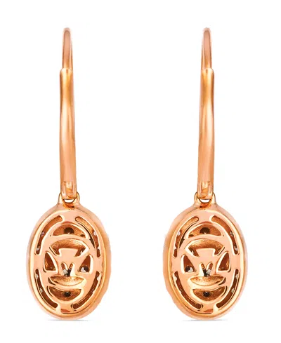 Le Vian Nude And Chocolate Diamond Drop Earrings (0.49 Ct. T.w.) In 14k Strawberry Gold In Gold