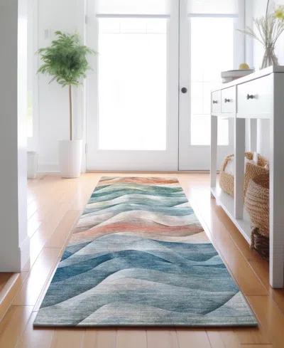 Dalyn Pacifica Washable Pa3 2'3"x7'6" Runner Area Rug In Multi