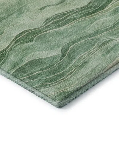 Dalyn Pacifica Washable Pa6 9'x12' Area Rug In Green