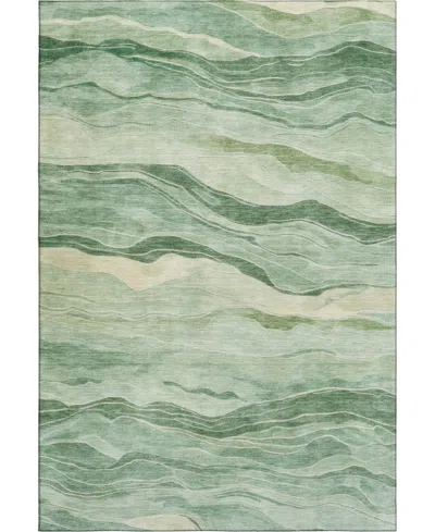 Dalyn Pacifica Washable Pa6 9'x12' Area Rug In Green