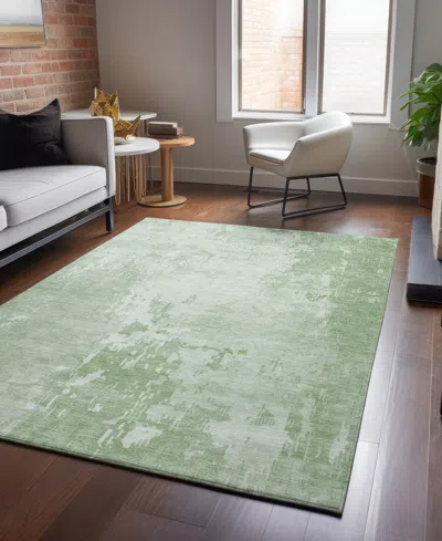 Dalyn Pacifica Washable Pa11 9'x12' Area Rug In Green