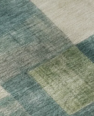 Dalyn Pacifica Washable Pa12 9'x12' Area Rug In Green