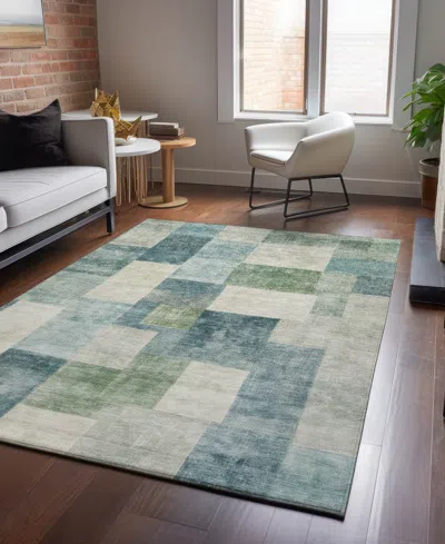 Dalyn Pacifica Washable Pa12 9'x12' Area Rug In Green