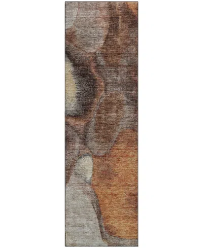 Dalyn Neo Washable No2 2'3"x7'6" Runner Area Rug In Brown