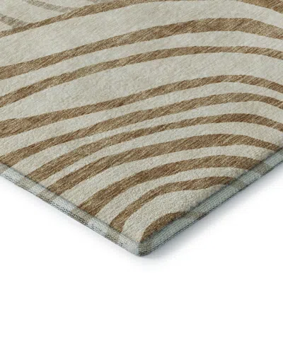 Dalyn Neo Washable No10 2'3"x7'6" Runner Area Rug In Brown