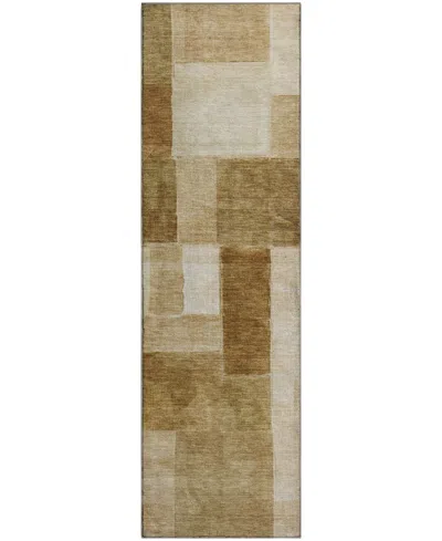 Dalyn Neo Washable No15 2'3"x7'6" Runner Area Rug In Brown