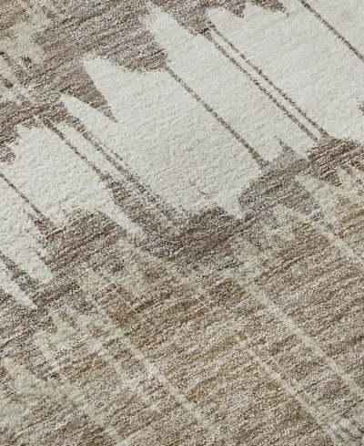 Dalyn Neo Washable No9 8'x8' Round Area Rug In Brown