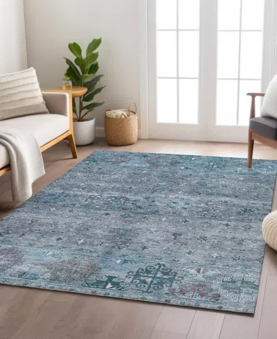 Dalyn Karaj Washable Kj5 3'x5' Area Rug In Blue
