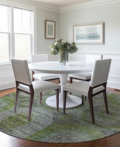 Dalyn Karaj Kj6 8'x8' Round Area Rug In Multi