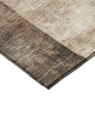 Dalyn Nouveau Washable Nv10 9'x12' Area Rug In Brown