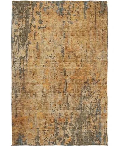 Dalyn Nouveau Washable Nv11 9'x12' Area Rug In Brown