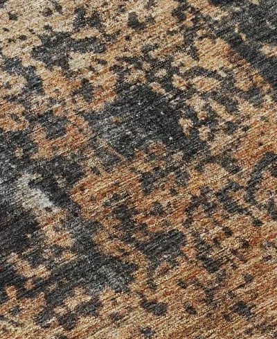 Dalyn Nouveau Washable Nv13 8'x8' Round Area Rug In Brown