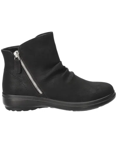 Easy Street Women's Lyra Zipper Ankle Boots In Black
