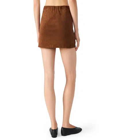 Steve Madden Cindi Faux Suede Skort In Multi