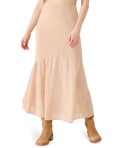 Steve Madden Women's Aneira Asymmetrical Panel Midi Skirt In Pink