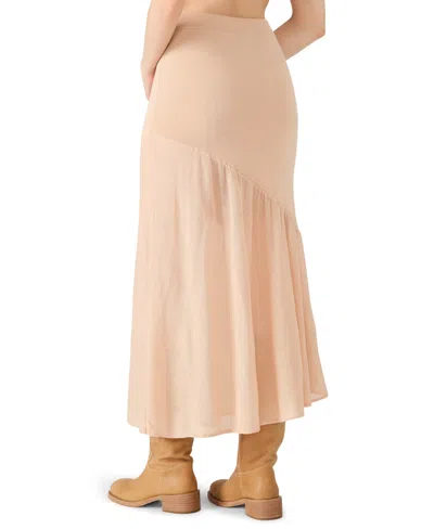 Steve Madden Women's Aneira Asymmetrical Panel Midi Skirt In Pink