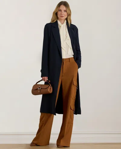 Ralph Lauren Women's Wide-leg Cargo Pants In Brown