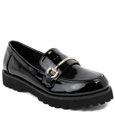 Jones New York Women's Printa Round Toe Casual Loafers In Black