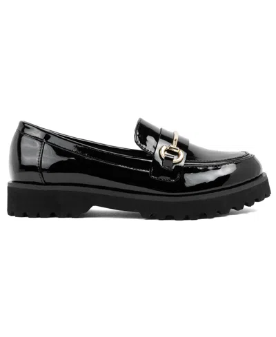 Jones New York Women's Printa Round Toe Casual Loafers In Black