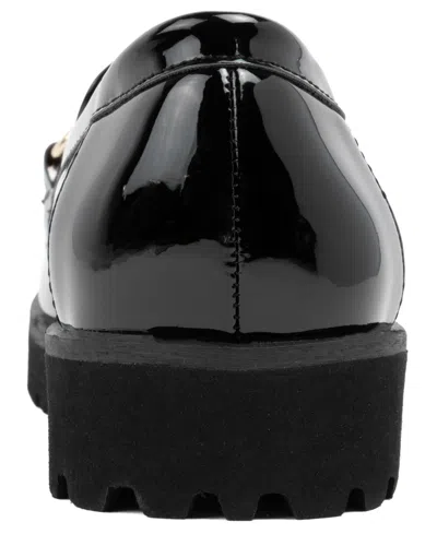 Jones New York Women's Printa Round Toe Casual Loafers In Black