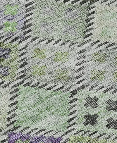 Dalyn Solace Washable Sl6 2'3"x7'6" Runner Area Rug In Green