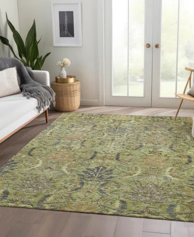 Dalyn Solace Washable Sl7 3'x5' Area Rug In Green