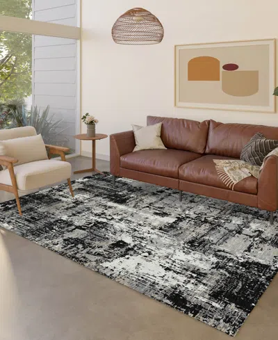 Dalyn Kochi Washable Kc7 10'x14' Area Rug In Black