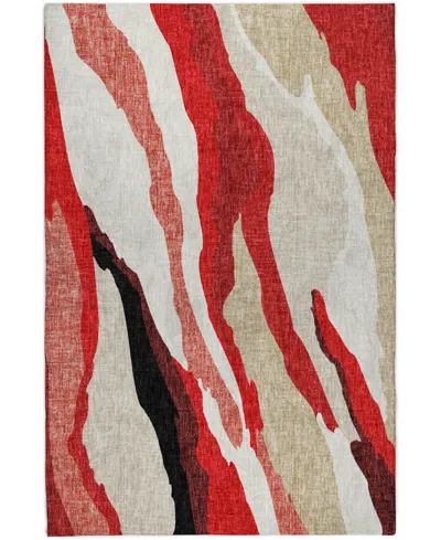 Dalyn Lorenzo Washable Ln4 10'x14' Area Rug In Red