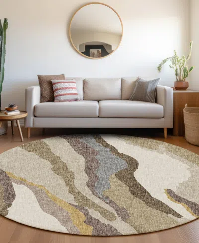 Dalyn Lorenzo Ln4 8'x8' Round Area Rug In Multi