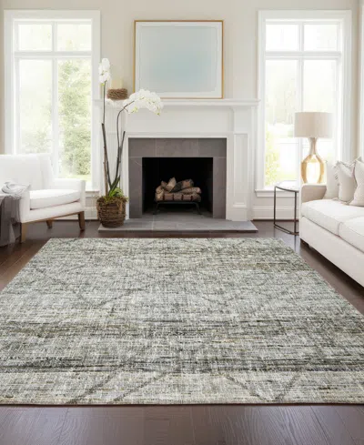 Dalyn Portico Washable Po1 9'x12' Area Rug In Green