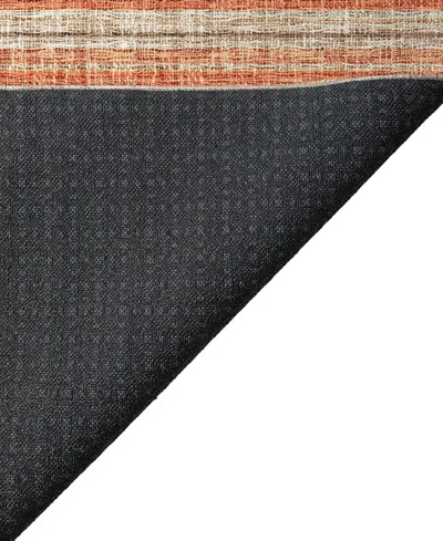 Dalyn Portico Washable Po2 9'x12' Area Rug In Orange