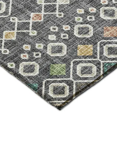 Dalyn Portico Washable Po4 10'x14' Area Rug In Gray