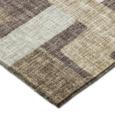 Dalyn Portico Washable Po3 10'x14' Area Rug In Brown