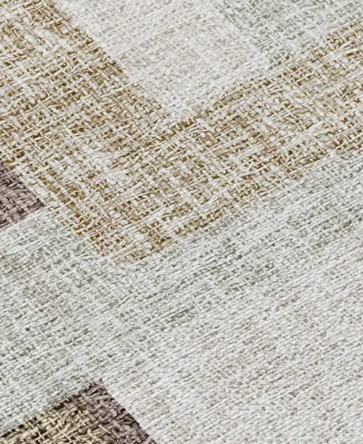 Dalyn Portico Washable Po3 10'x14' Area Rug In Brown