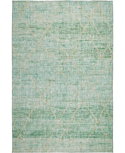 Dalyn Portico Washable Po1 8'x10' Area Rug In Green